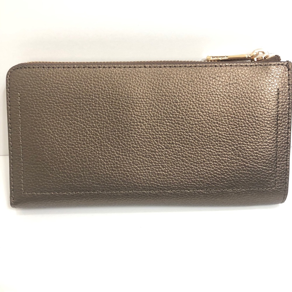 Kate Spade Lzip Continental Wallet Eva Ashmetallic - Picture 7 of 15